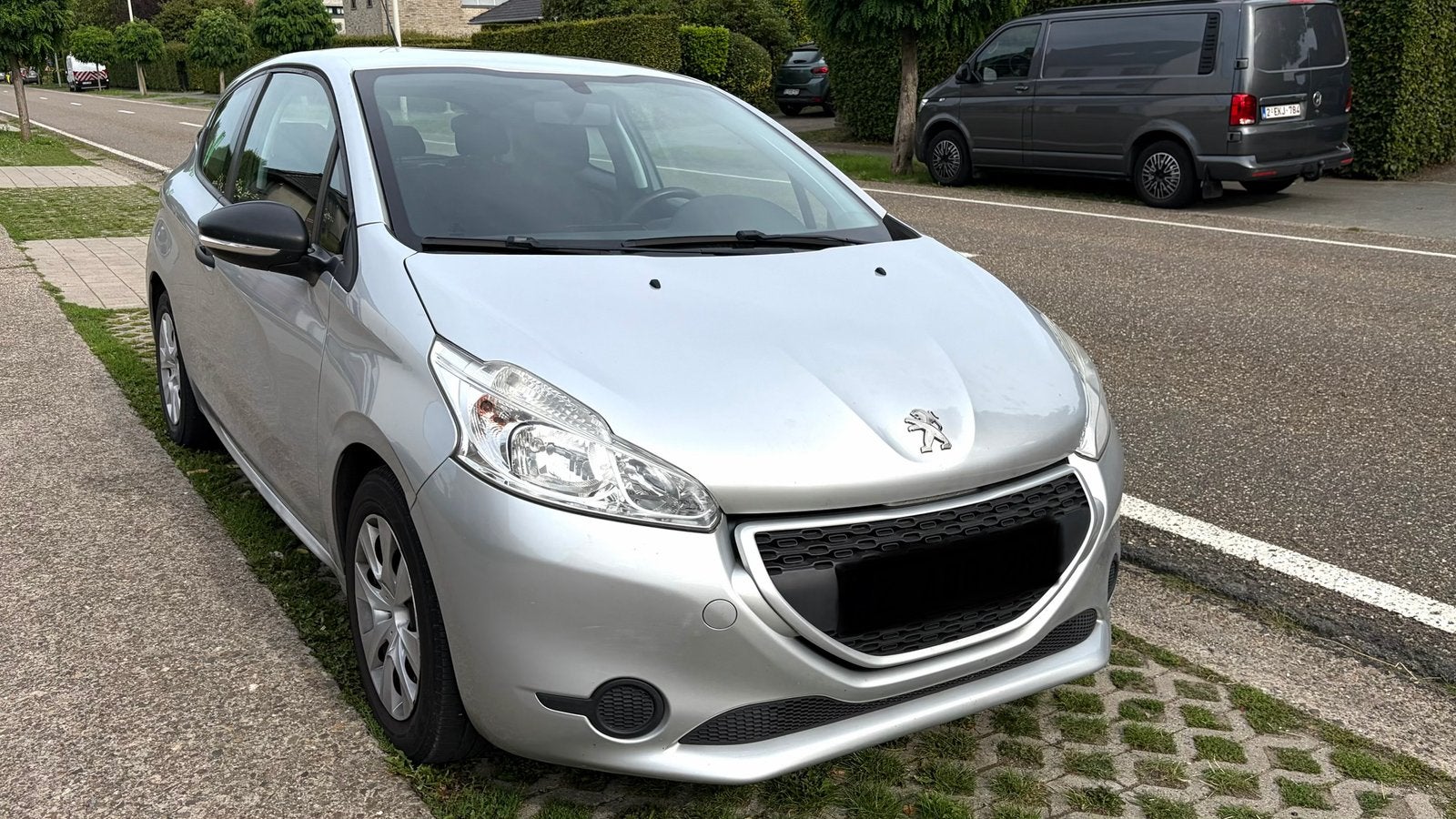 Peugeot 208 1.0 benzine blanco gekeurd cruis control airco, Autos, Argent ou Gris, Euro 6, 65 kW, Boîte manuelle