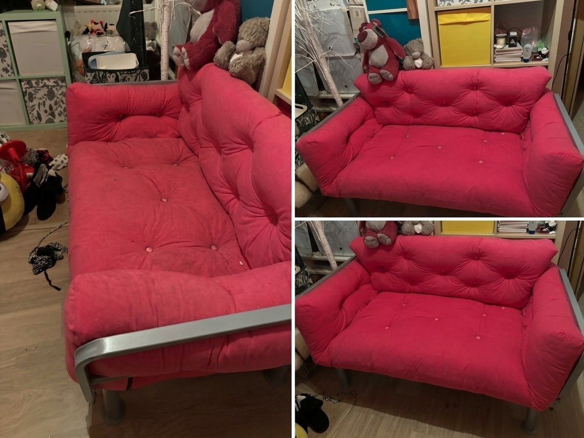 Mooie zetel met zachte kussens, Moins de 75 cm, Moins de 150 cm, Une personne, Enlèvement