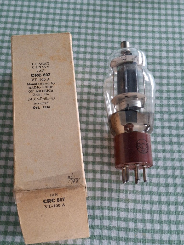 Radio-lamp US army/navy crc807 1943, Verzamelen, Ophalen of Verzenden