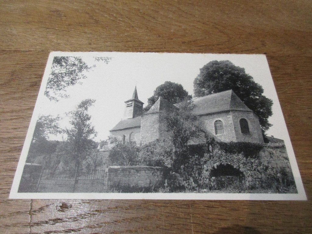 POSTKAART DOURBES L' EGLISE 1958 ?, Verzamelen, Verzenden, 1940 tot 1960, Gelopen, Namen