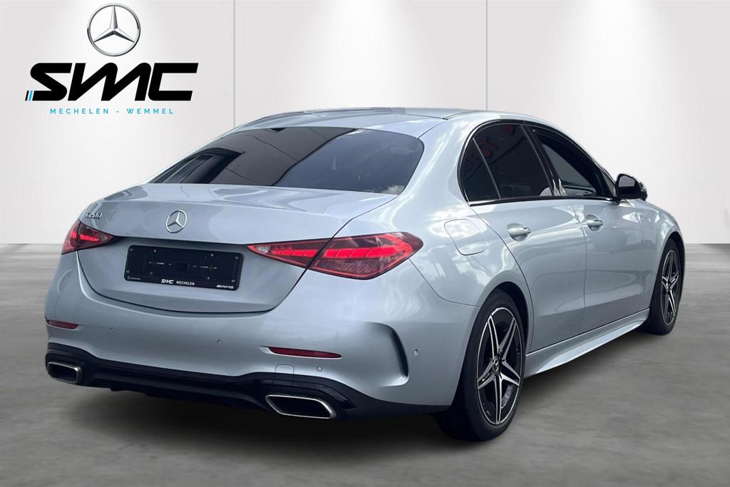 Mercedes-Benz C-klasse C 200 AMG Line, Automaat, 4 deurs, Zwart, 4 cilinders
