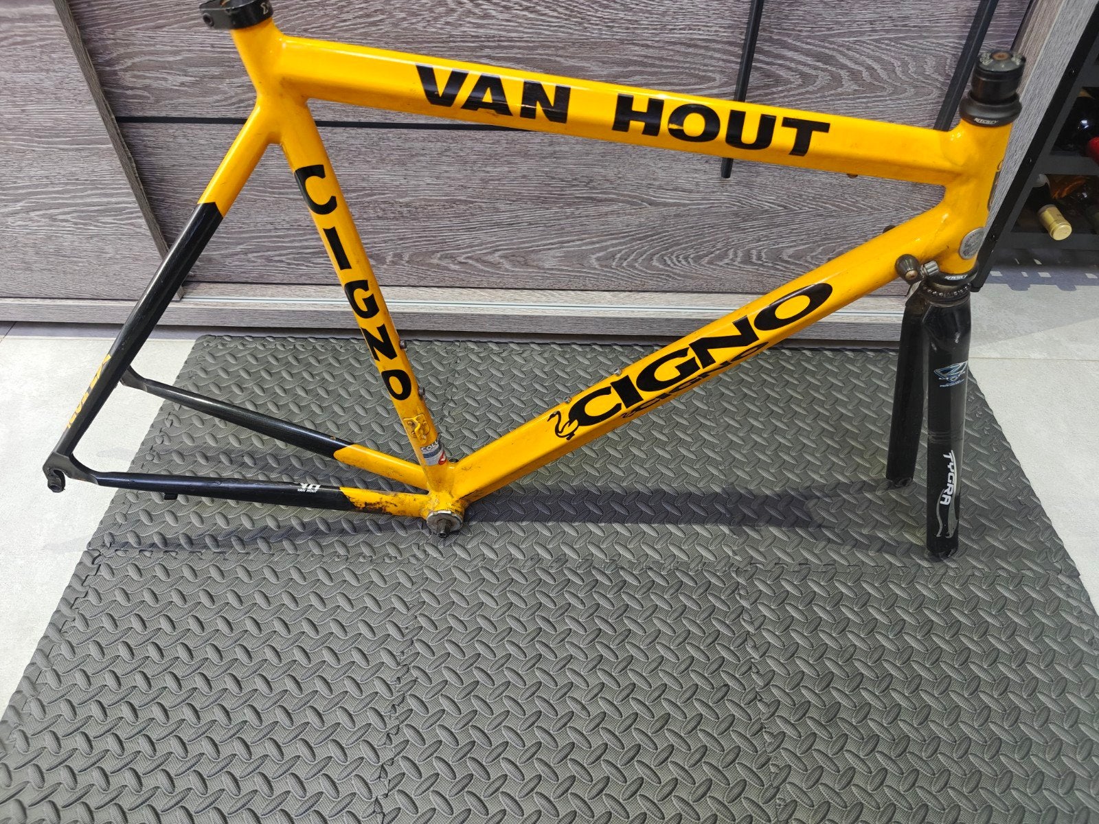 cigno aluminium frame met Carbon vork, Ophalen, Frame, Aluminium