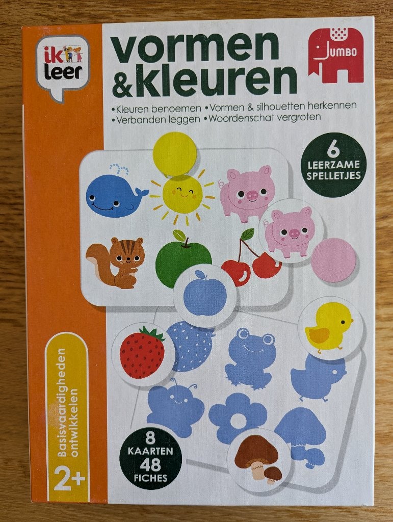 4 spelletjes - educatief spel jumbo "ik leer", Kinderen en Baby's, Ophalen, Gebruikt