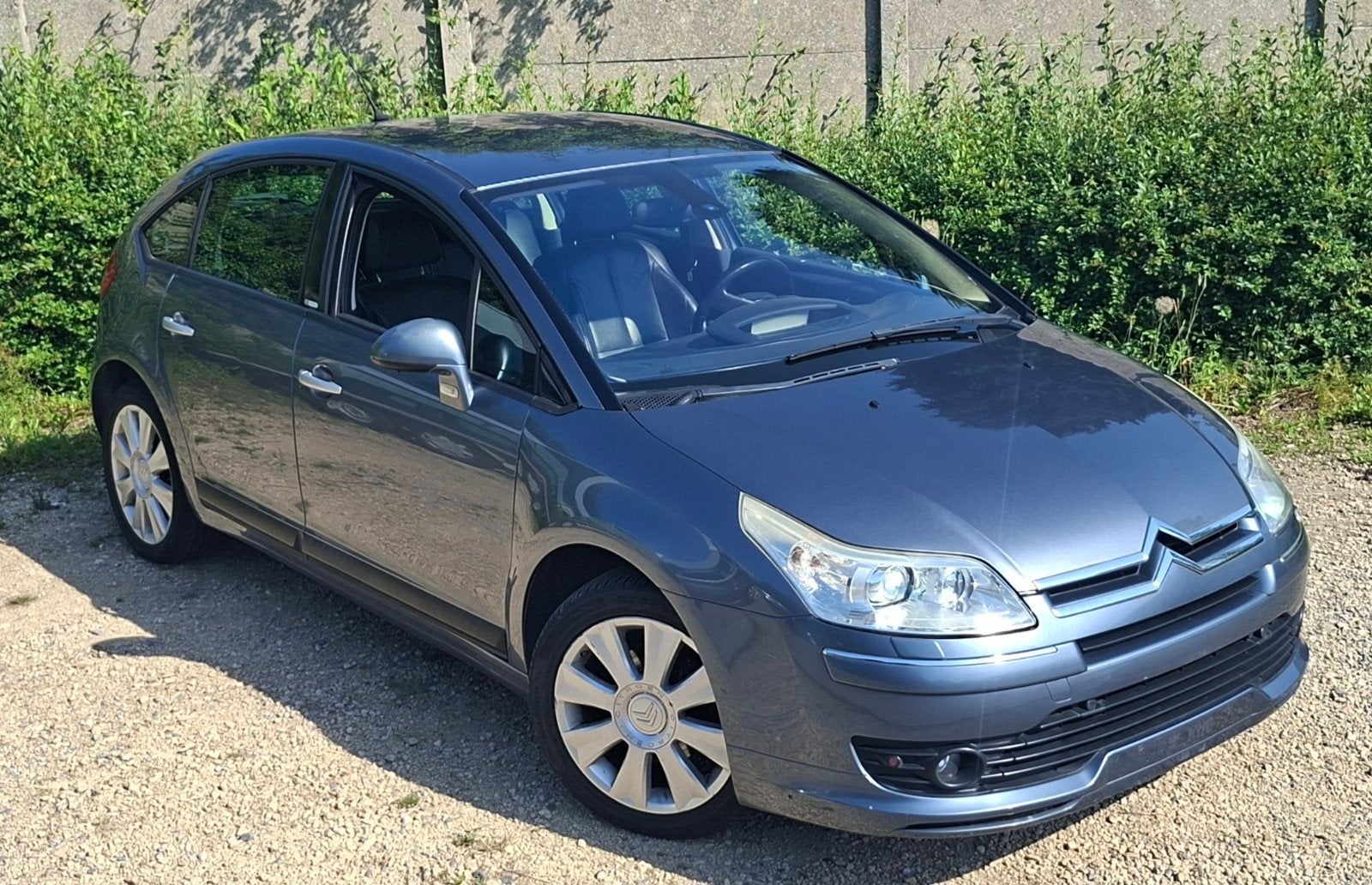 Citroën C4 1.6hdi, Autos, Cuir, Achat, Boîte manuelle, Noir