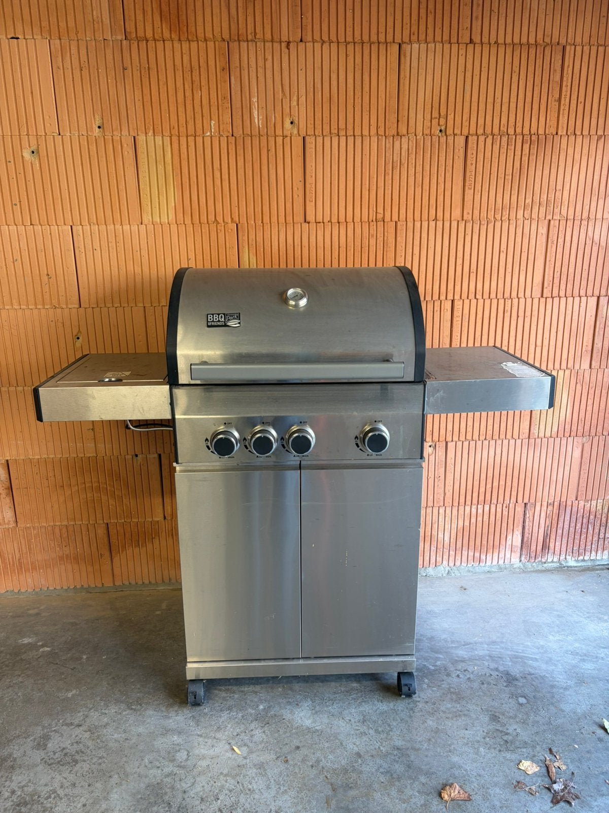 BBQ op gas, Ophalen, Gebruikt