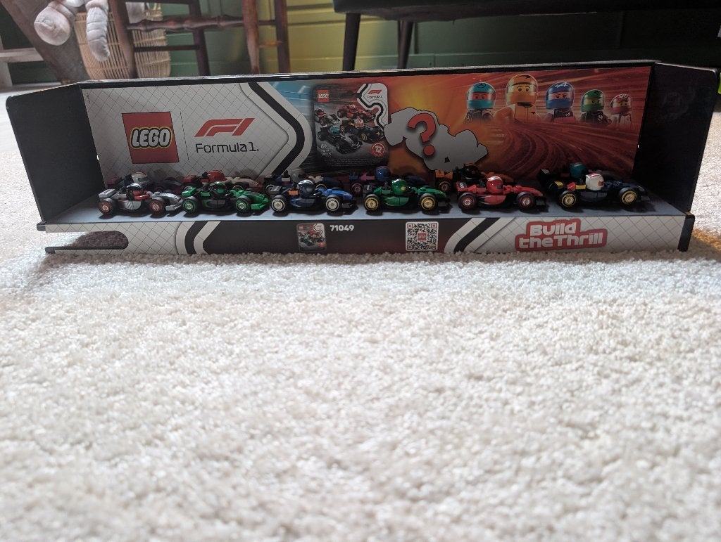 LEGO F1 raceauto collectibles - Winkel display, Ophalen of Verzenden, Nieuw, Lego