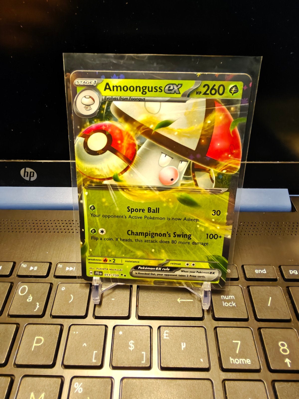 amoonguss ex, Hobby en Vrije tijd, Ophalen of Verzenden, Nieuw, Losse kaart