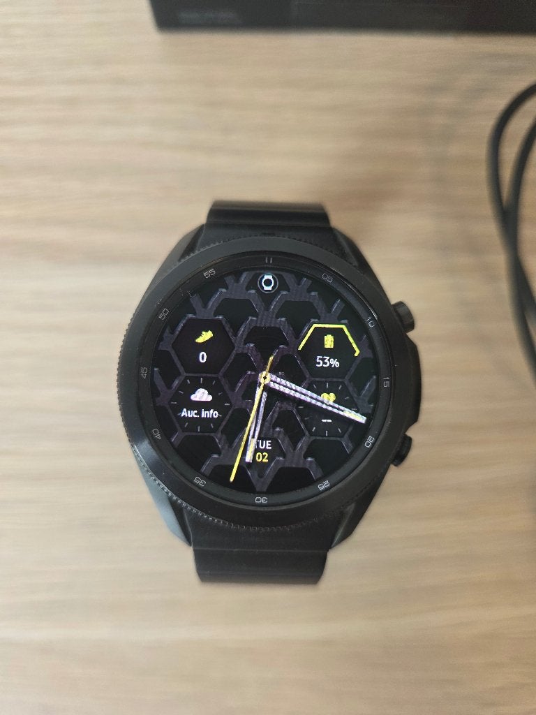 Samsung Galaxy Watch3 Titanium 45mm, Zwart, Nieuw, Ophalen of Verzenden, Samsung