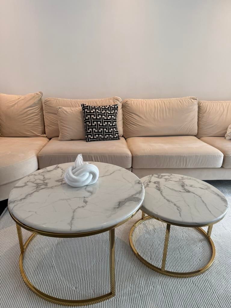 salon tafel marmer, Ophalen, Nieuw