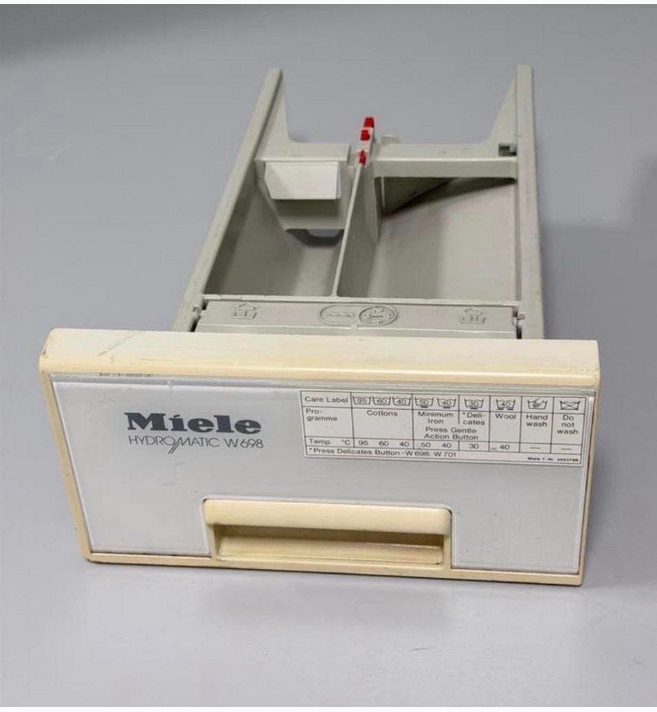Tiroir à savon/tiroir à détergent Miele Hydromatic W698, Enlèvement ou Envoi, Comme neuf