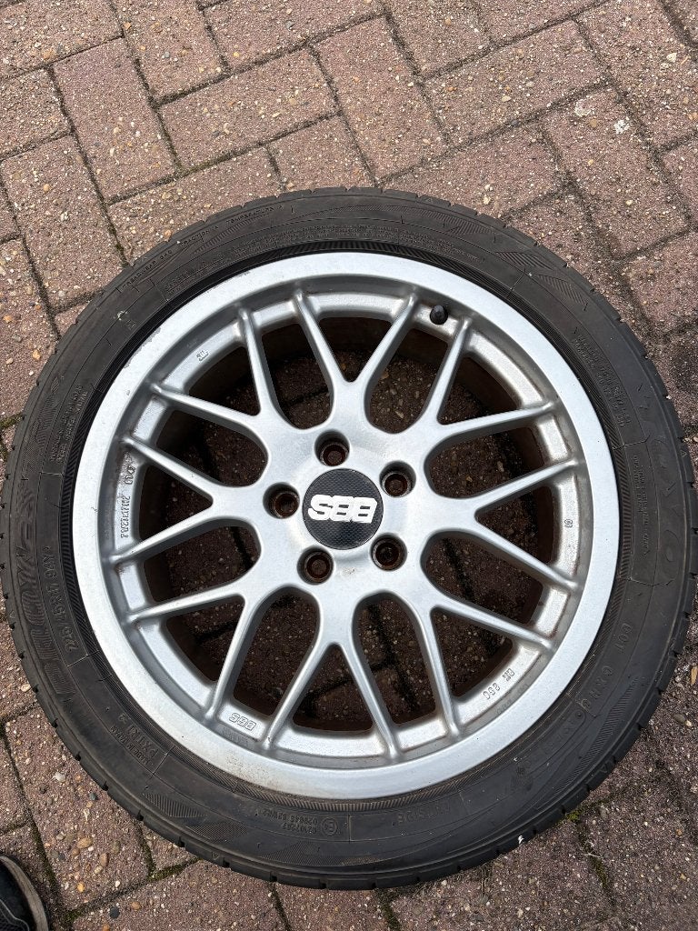 Bbs velgen 5x110 17inch zeer goede staat, Auto-onderdelen, Ophalen, Velg(en), 17 inch, All Season