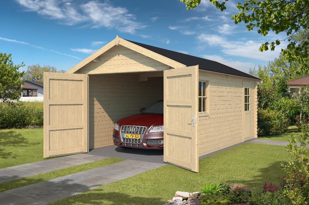 Garage Dillon 300x540 Épicéa non traité, Hobby & Loisirs créatifs, Hobby & Loisirs Autre, Neuf, Envoi