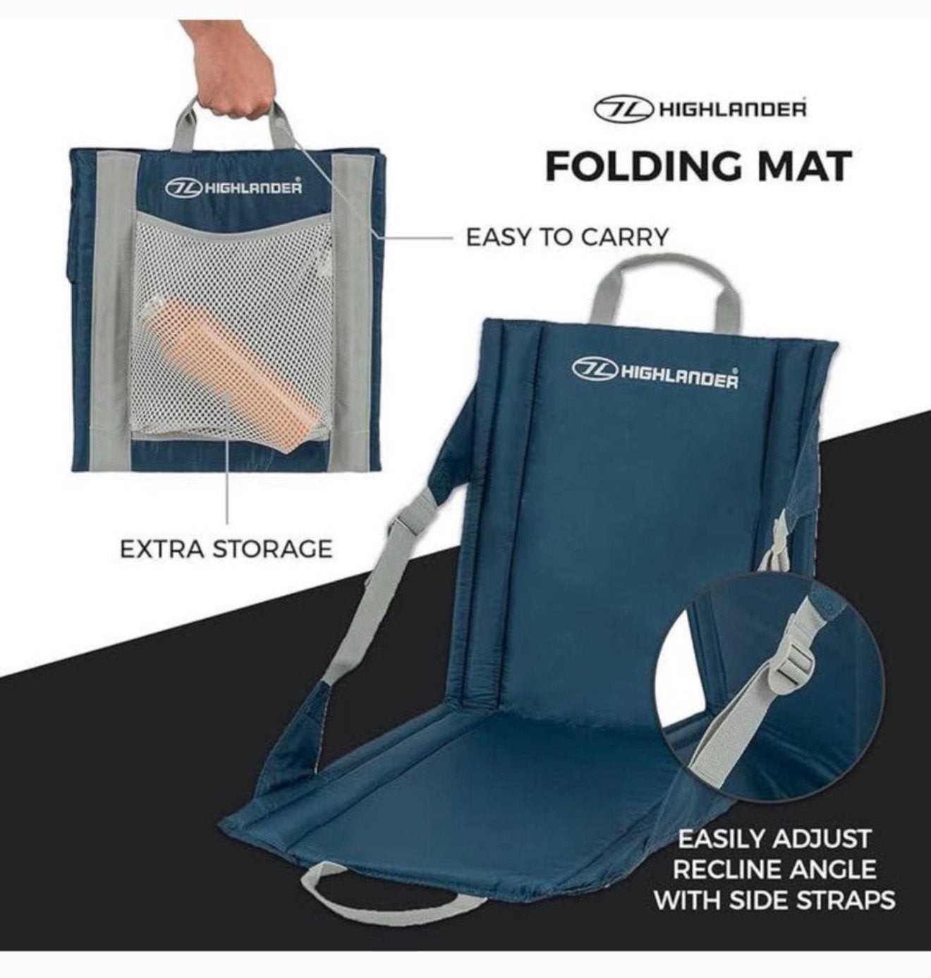 Tapis de siège d'extérieur pliable neuf, coussin de chaise, Enlèvement ou Envoi, Neuf, Chaise de camping