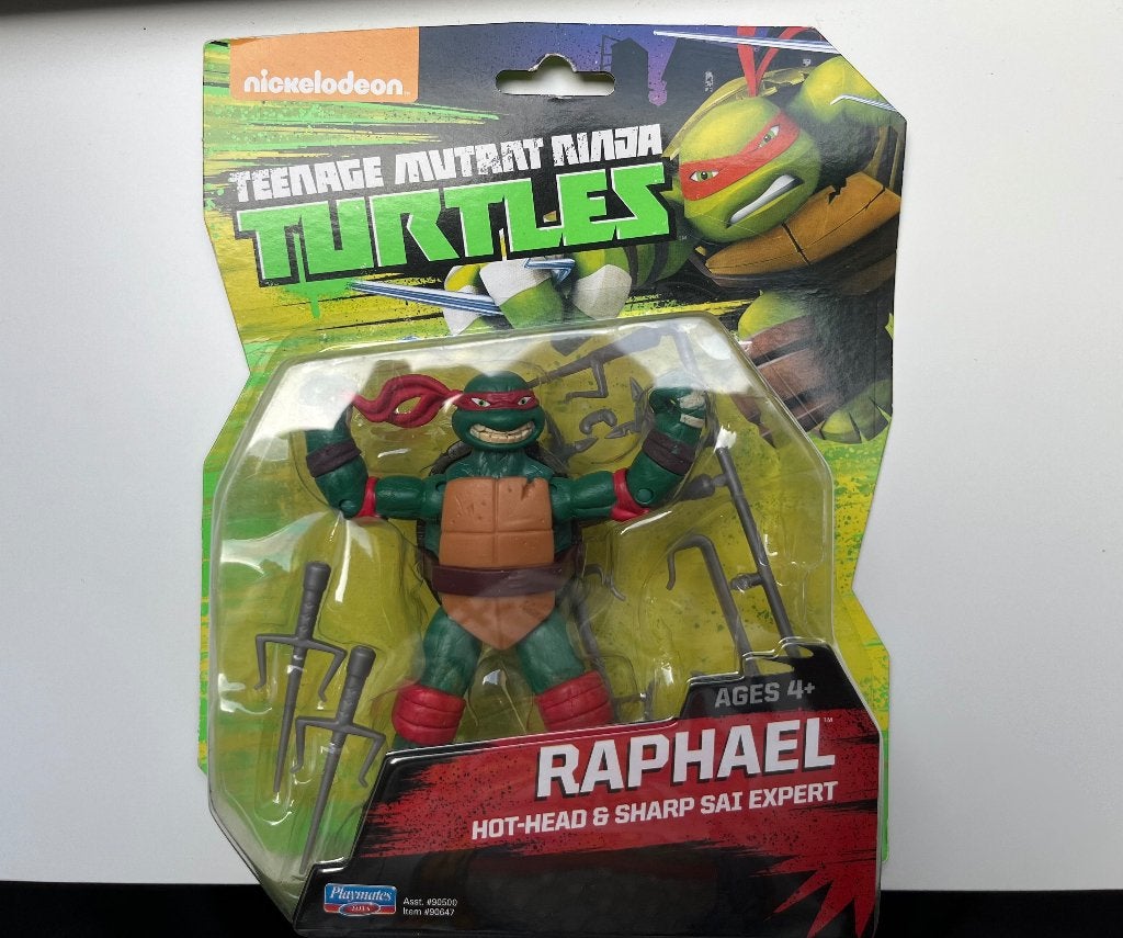 TMNT Raphael Hot-Head & Sharp Sai Expert, Ophalen, Nieuw