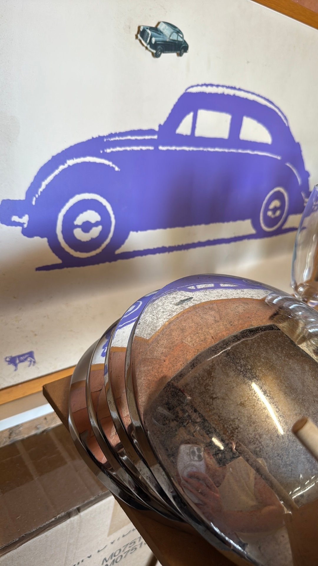Wieldoppen voor Volkswagen kever, Ophalen