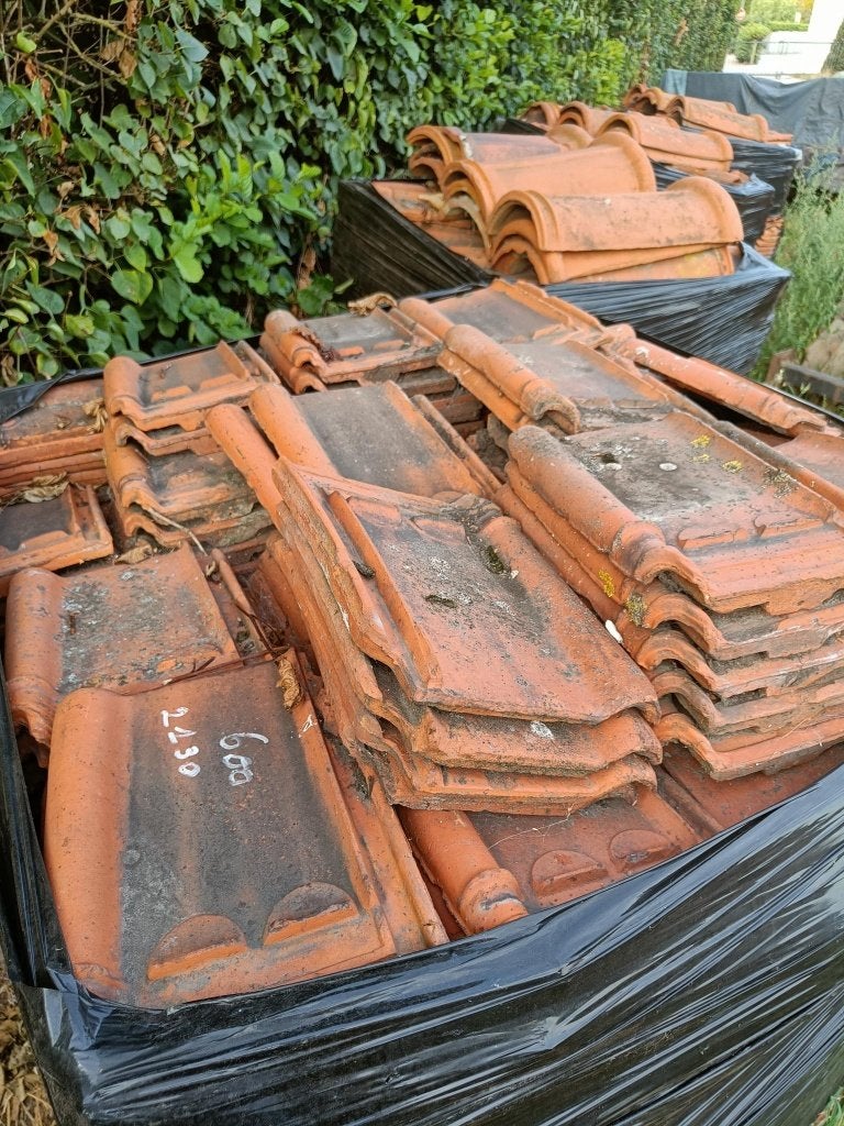 4 paletten dakpannen (Franse pannen), Ophalen, Gebruikt, Steen of Klei, Dakpannen