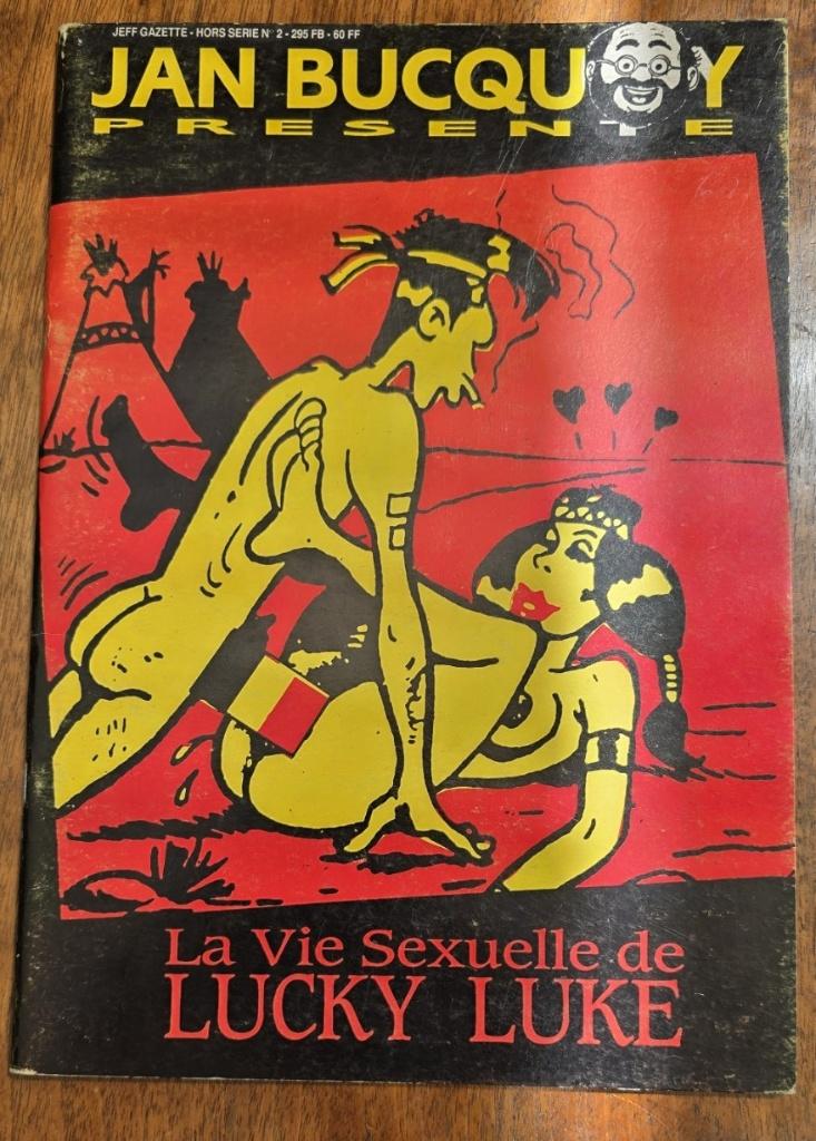 Jan Bucquoy B D La vie sexuelle de Lucky Luke, Livres, Enlèvement ou Envoi, Utilisé, Jan Bucquoy