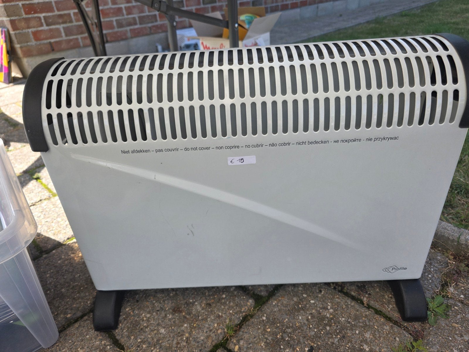 verwarming radiator elektrisch, Bricolage & Construction, Chauffage & Radiateurs, Enlèvement, Radiateur
