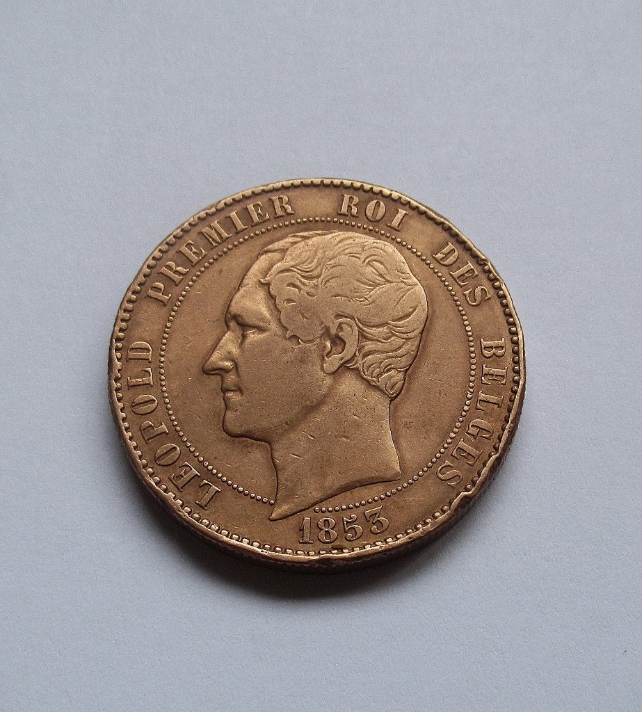 Belgie 10 cent 1853, Postzegels en Munten, Munten | België, Verzenden