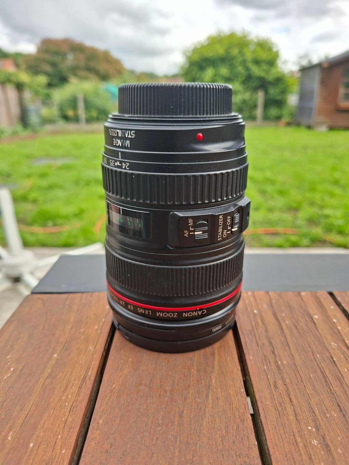 Canon EF 24-105mm f4 L IS USM, Audio, Tv en Foto, Foto | Lenzen en Objectieven, Ophalen, Gebruikt, Standaardlens, Zoom