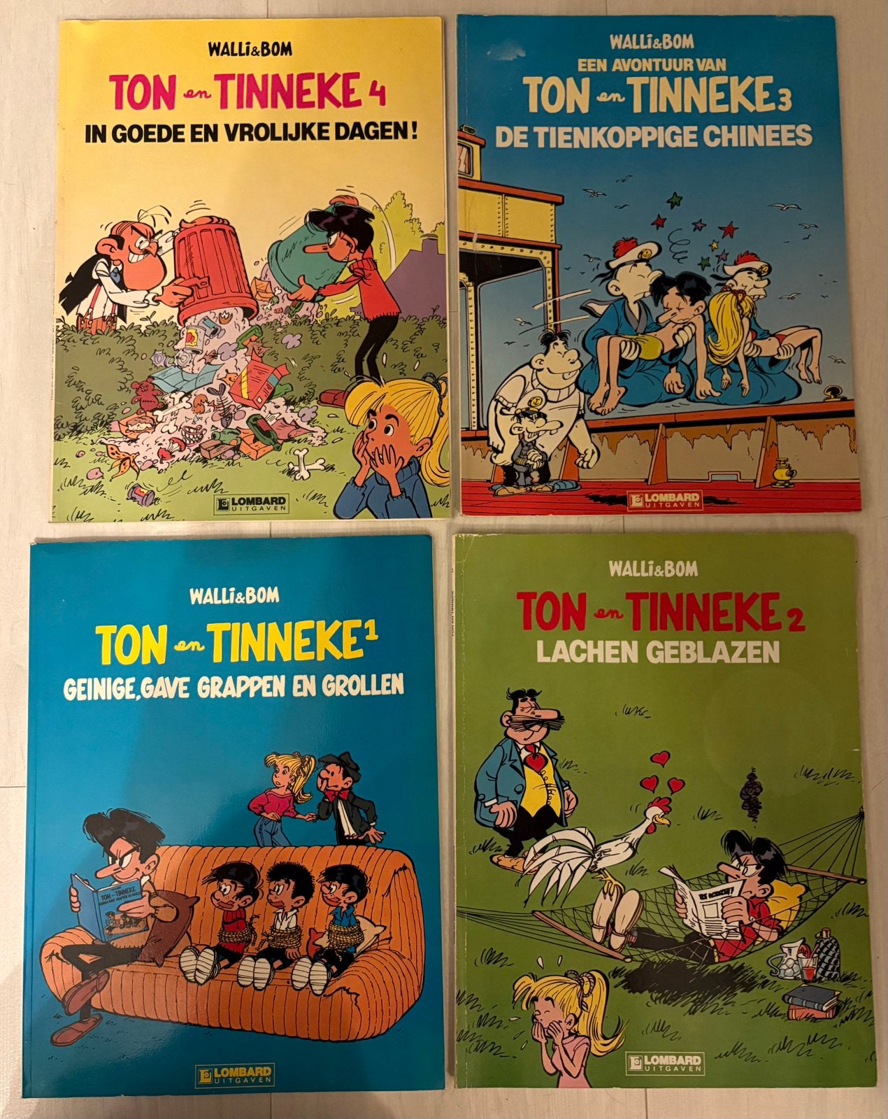 Ton en Tinneke Walli compleet 4 delen, Boeken, Complete serie of reeks, Verzenden, Gelezen