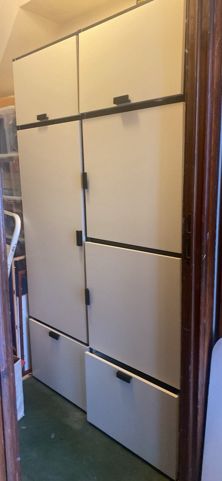 Penderie IKEA blanc et noir, Enlèvement, Comme neuf, Moderne