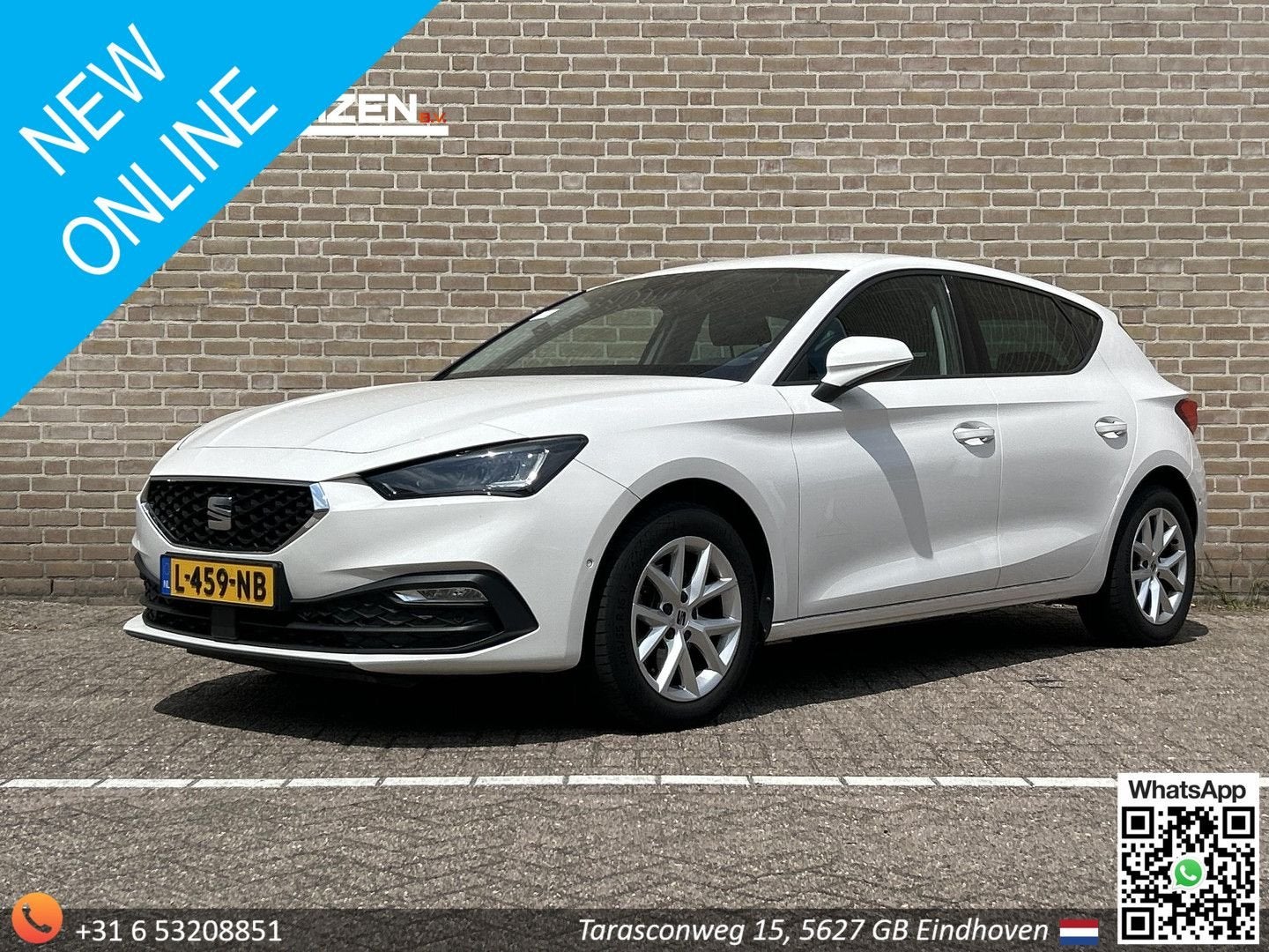 Seat Leon 1.0 TSI Style Business Intense | € 7.800,- NETTO!, Auto's, Seat, Leon, Wit, Bedrijf, Grijs