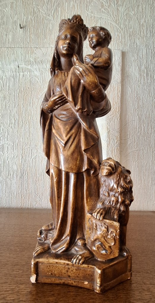 Beeld van de Heilige Maagd Maria met kind, Antiek en Kunst, Ophalen of Verzenden