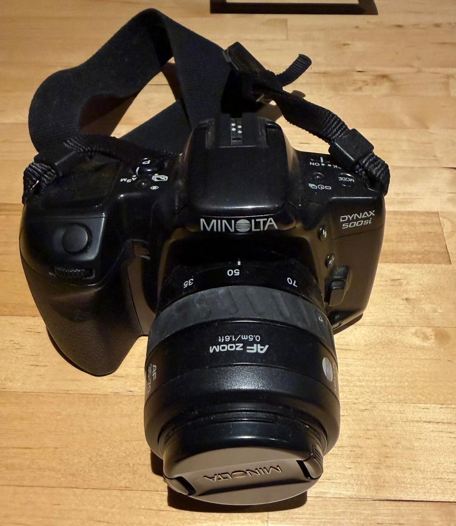 Minolta Dynax 500si, Ophalen, Gebruikt, Spiegelreflex, Minolta