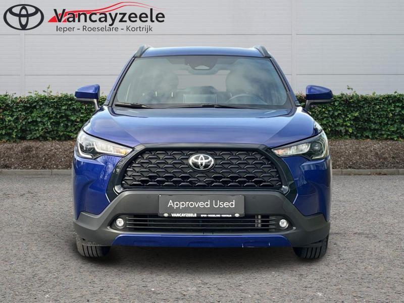 Toyota Corolla Cross Style+cam+gps+sens V+A, Auto's, Toyota, Automaat, Blauw, Hybride Elektrisch/Benzine, 140 pk