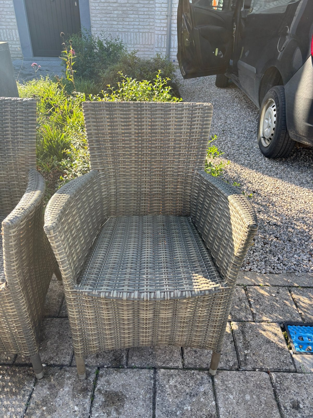 Gratis 3 tuinstoelen, Tuin en Terras, Ophalen, Zo goed als nieuw