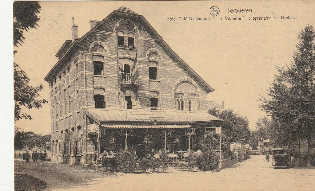 Carte postale Tervuren, Envoi
