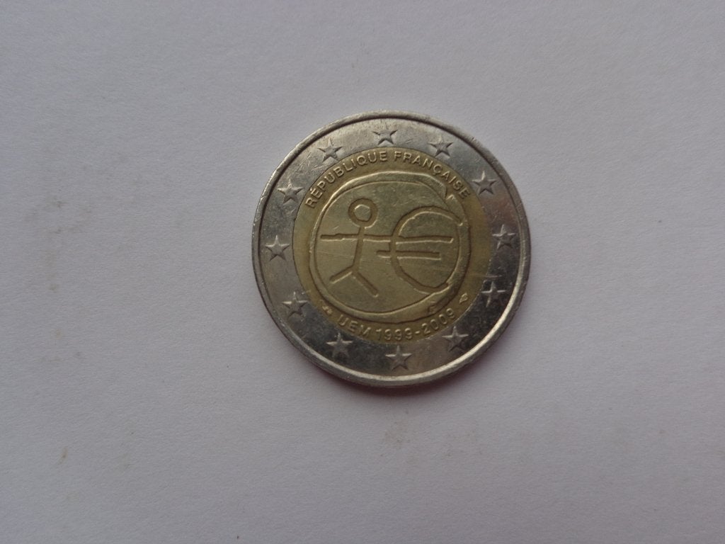 Pièce commémorative 2 euro France 2009 (10 ans UEM), Enlèvement, France