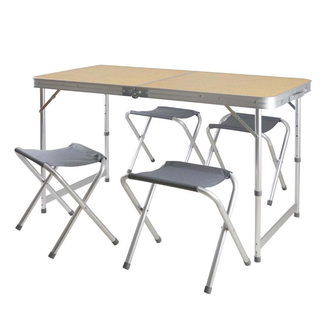 Campingtafel met 4 krukken CRIVIT, Enlèvement ou Envoi, Comme neuf