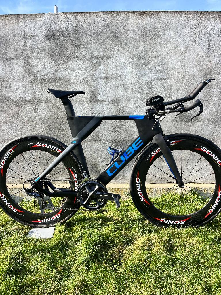 Vélo Triathlon Cube Aerium, Autres marques, 10 à 15 vitesses, Frein sur jante, Enlèvement ou Envoi