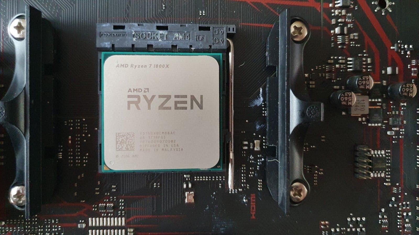 CPU AMD ryzen 7 1800x am4, 8-core, Enlèvement ou Envoi, Socket AM4, Utilisé