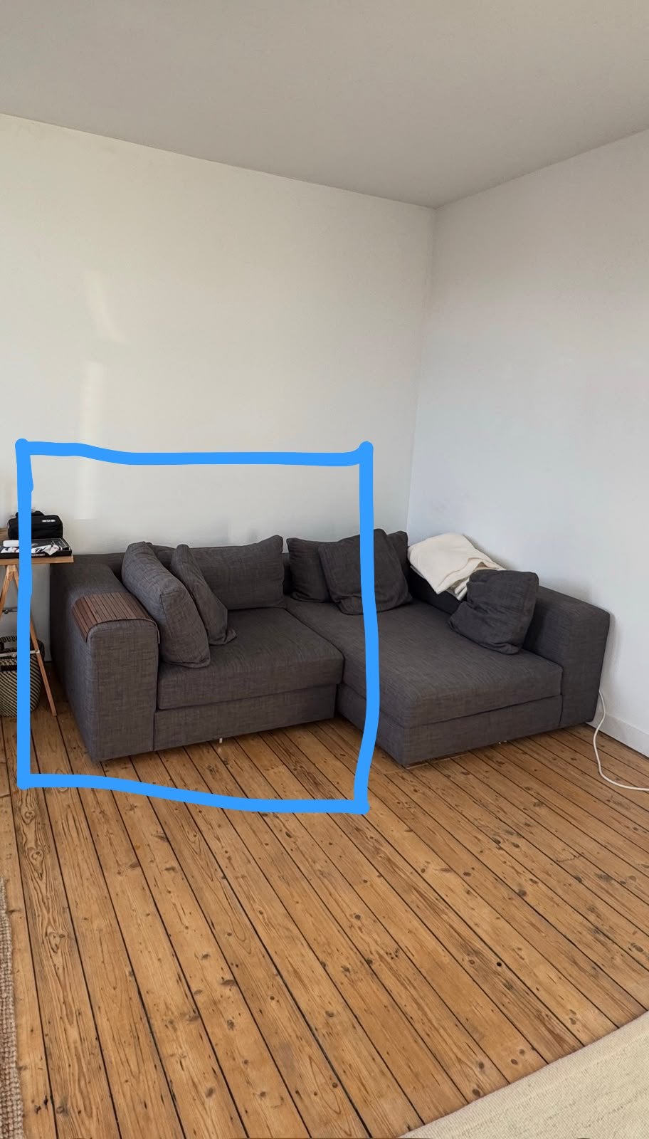 Zetel donkergrijs, Huis en Inrichting, Zetels | Zetels, Ophalen, Zo goed als nieuw