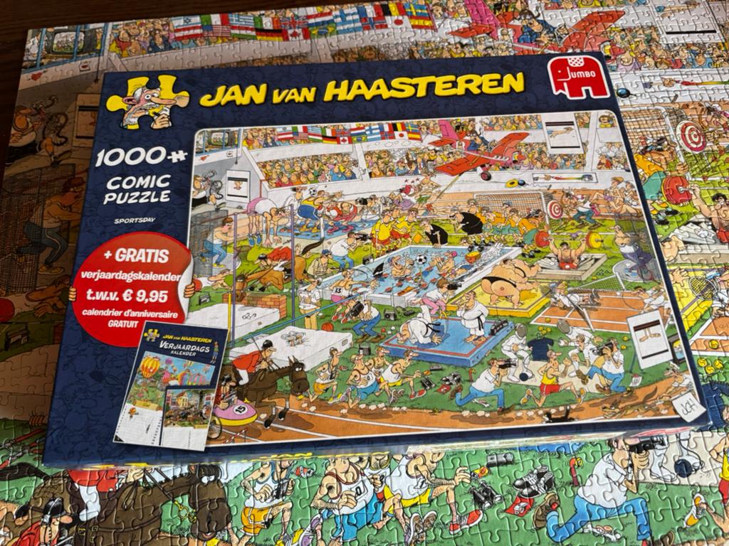 Jan van Haasteren-Sportsday-1000 stukjes, Enlèvement ou Envoi, Comme neuf