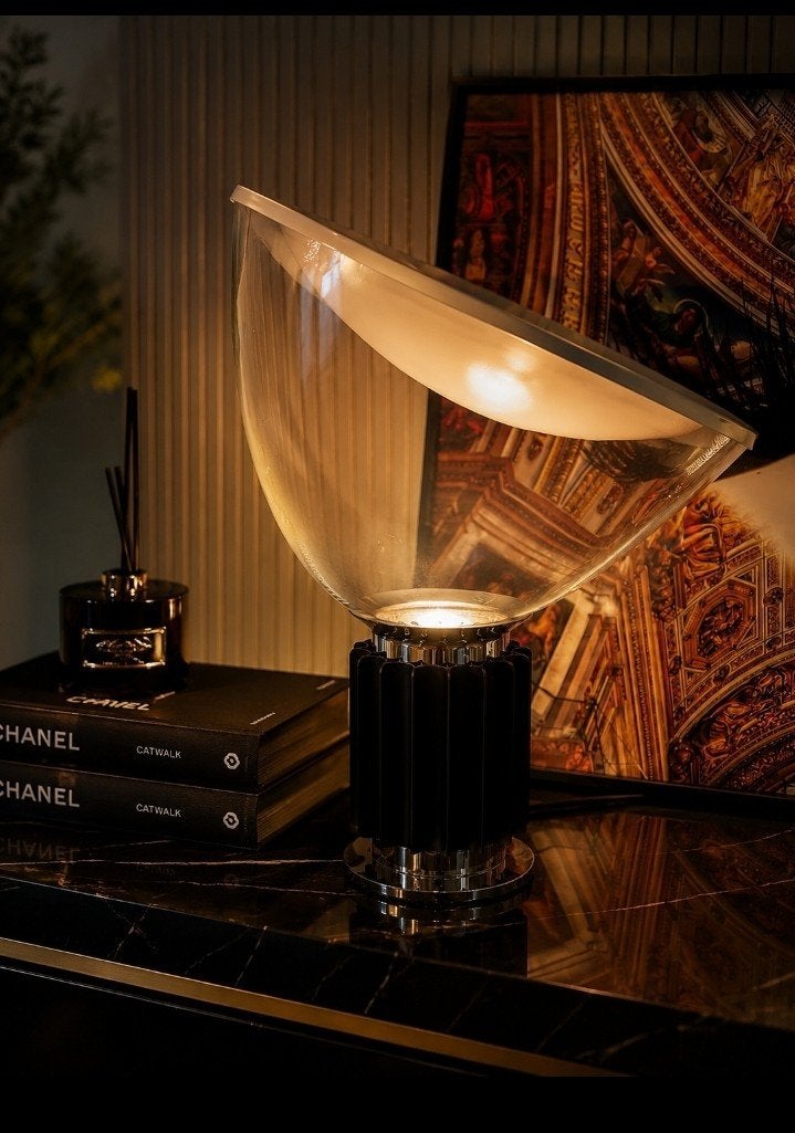 lampe design, Neuf, Enlèvement ou Envoi, Verre, E27 (grand)