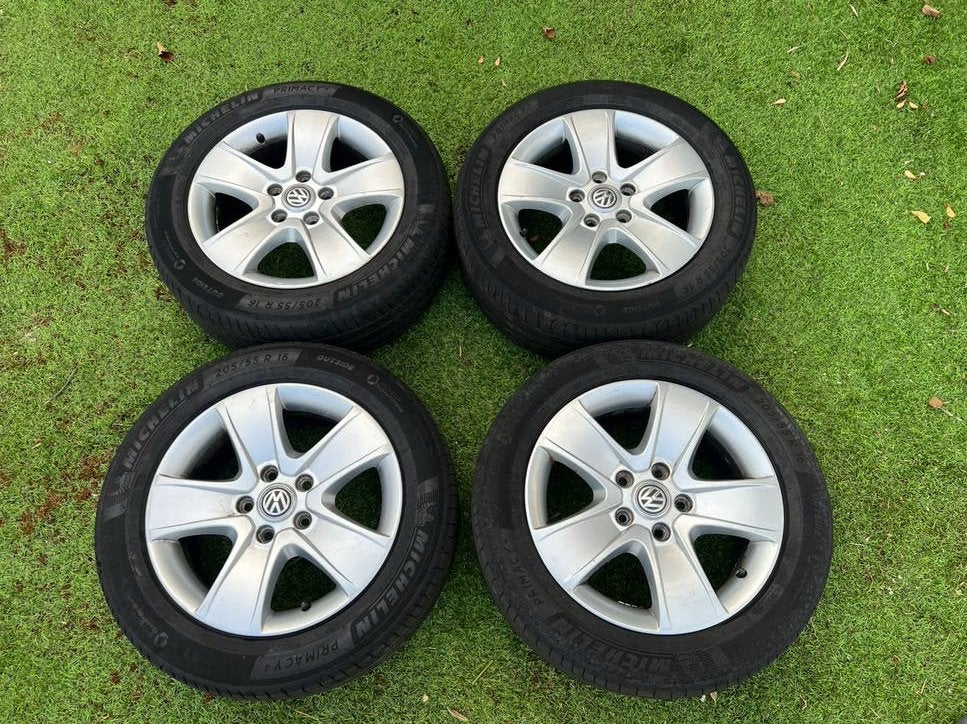 16 inch VW Skoda Seat Originele Velgen met Michelin Banden, Auto-onderdelen, Gebruikt, 16 inch, Banden en Velgen, Personenwagen