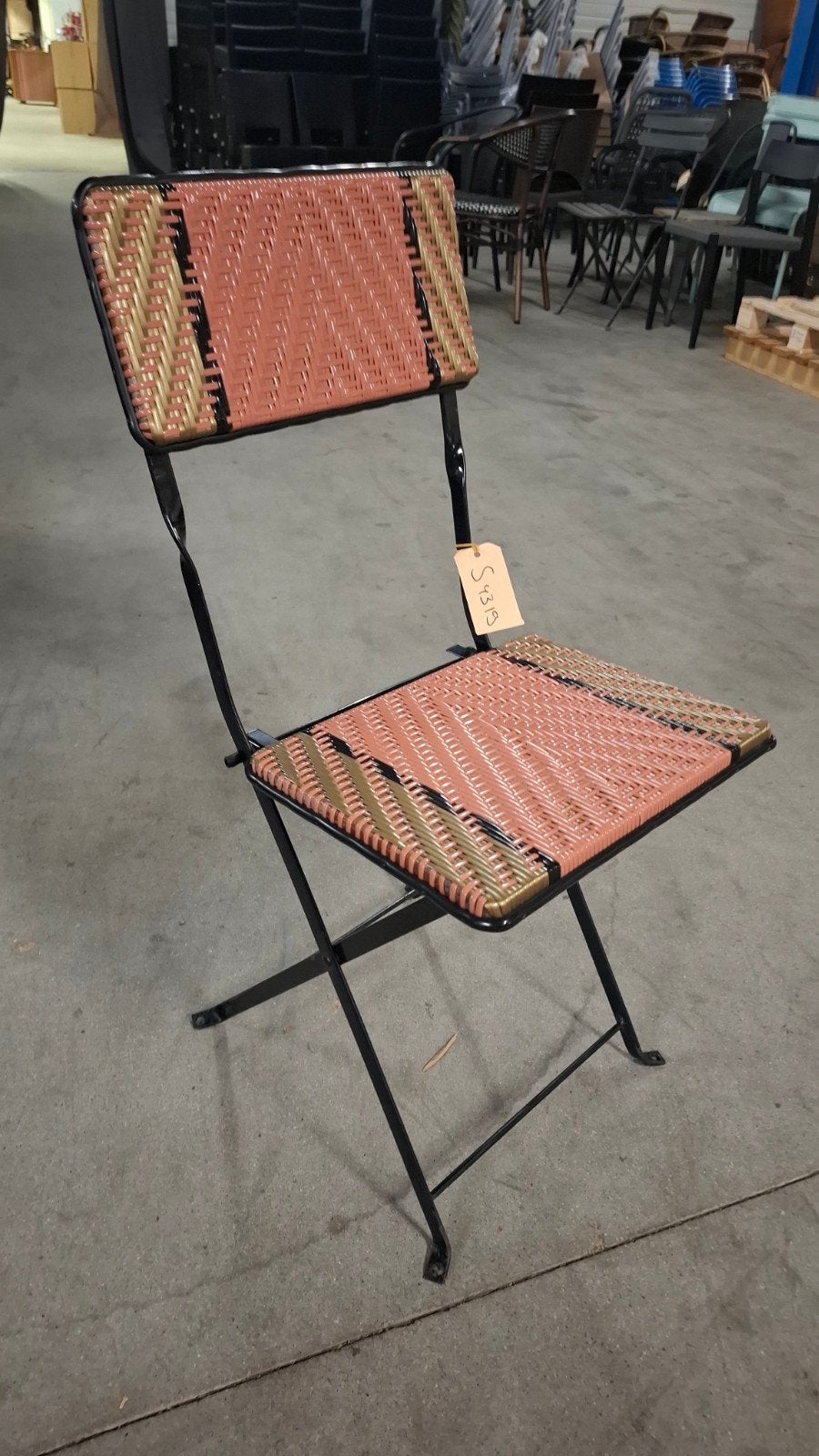 Chaise pliante 20 de bistrot français MAISON GATTI en bois/o, Enlèvement ou Envoi, Utilisé, Bois