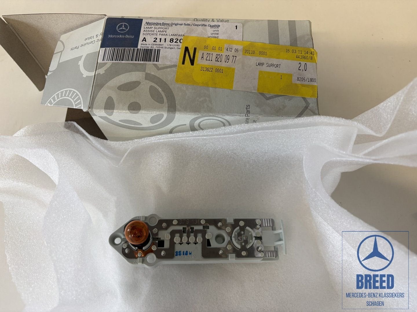 NOS lampendrager linksachter voor Mercedes-Benz W211 T-model, Neuf, -, -, Enlèvement ou Envoi
