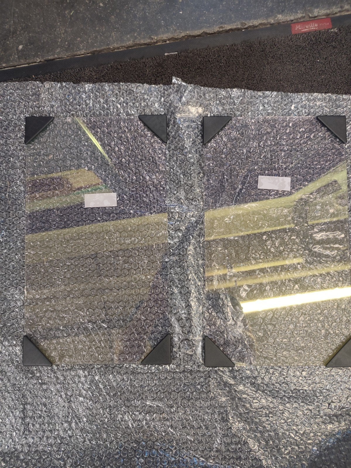 2x Zelfreinigend Kachelglas / Kachelruit (225 x 390 mm) – NI, Enlèvement, Neuf