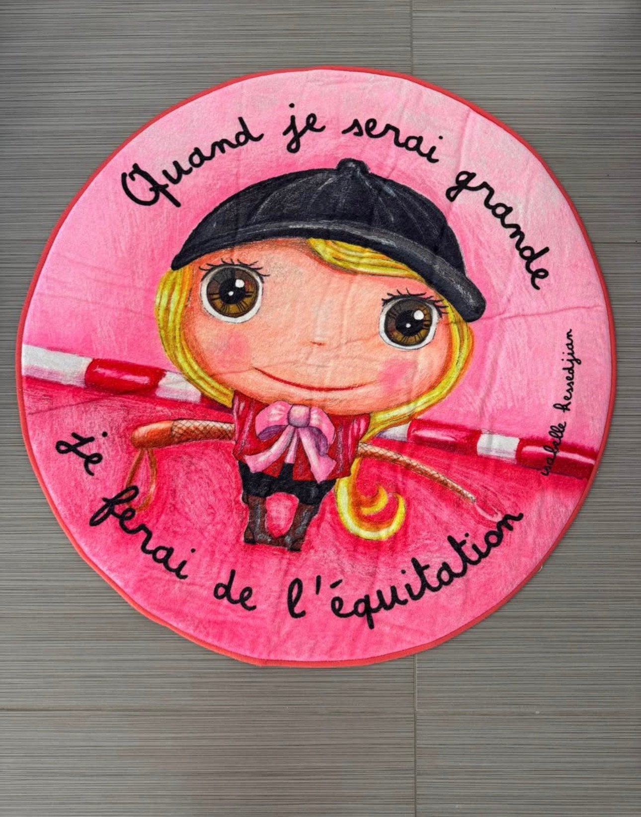 Mooi „" When I grow up "” vloerkleed”, Antiek en Kunst, Ophalen