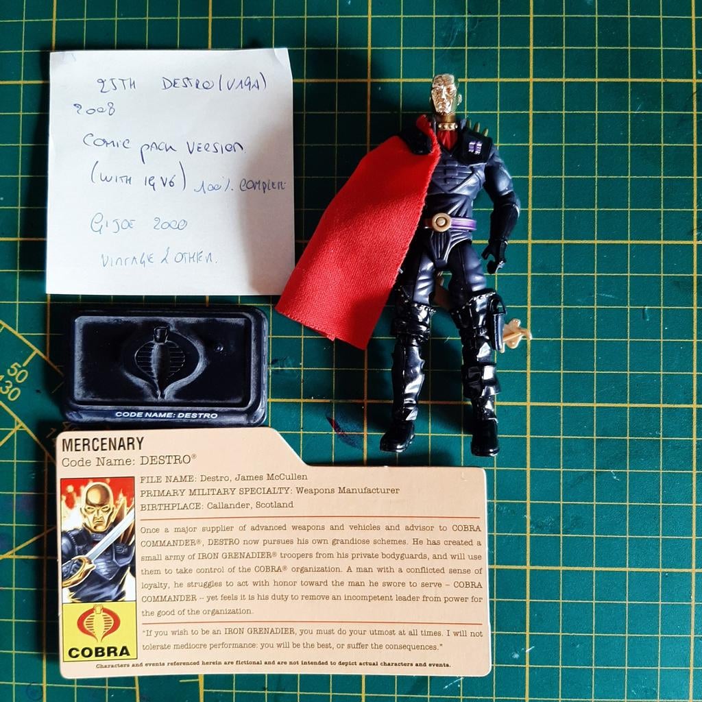 Gi joe gijoe g.i.joe 25th figures, Enlèvement ou Envoi
