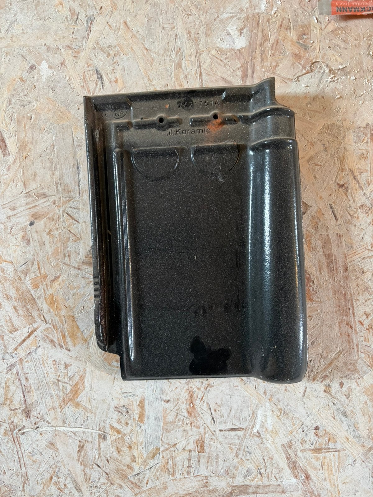 100 bacs à tempête Koramic anthracite 30 cm x 21 cm, Enlèvement