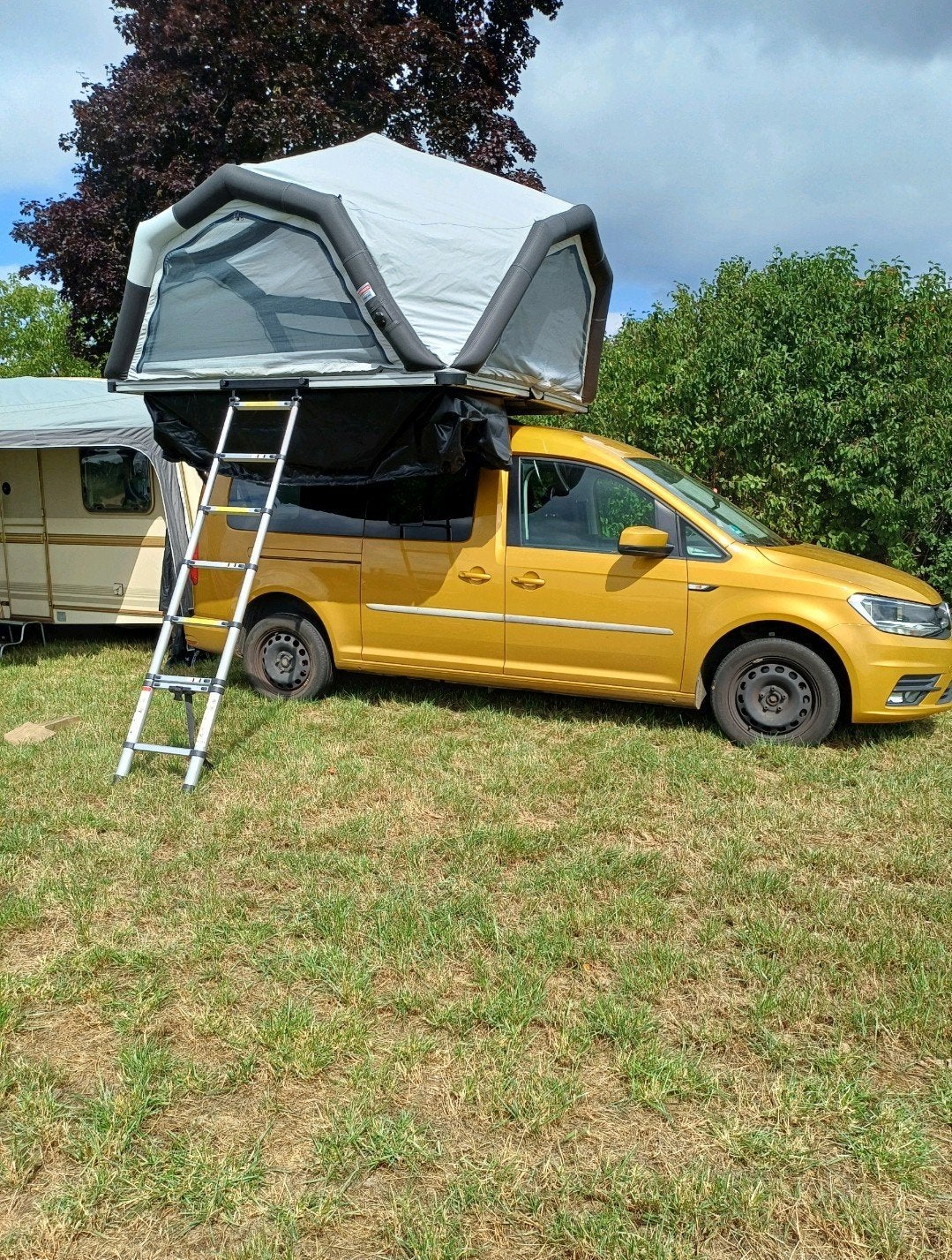 fjordsen air xl daktent te koop, Ophalen