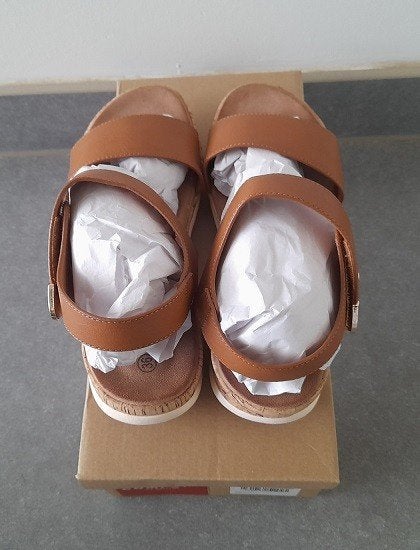 Sandalen Bristol nieuw met klittenband, Bruin, Nieuw, Bristol, Sandalen of Muiltjes