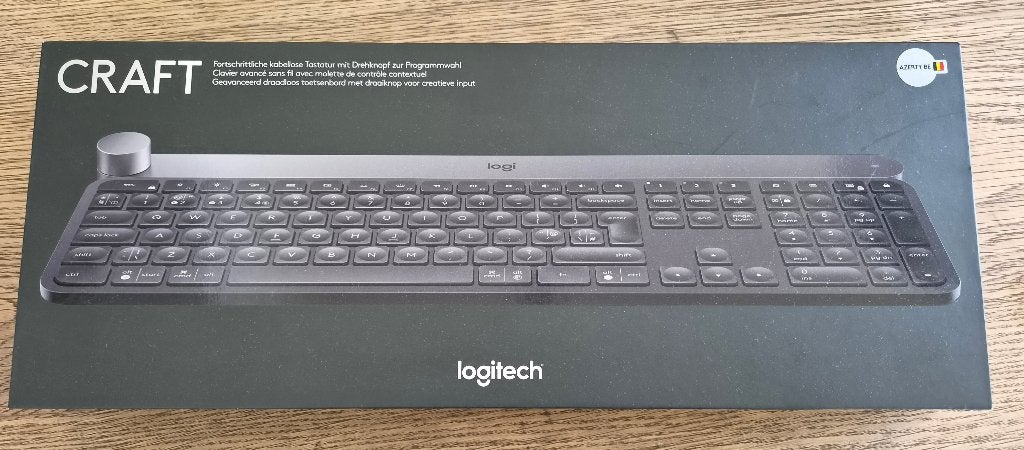 Logitech Craft - Azerty, Informatique & Logiciels, Claviers, Logitech G, Multi-appareil, Azerty, Enlèvement