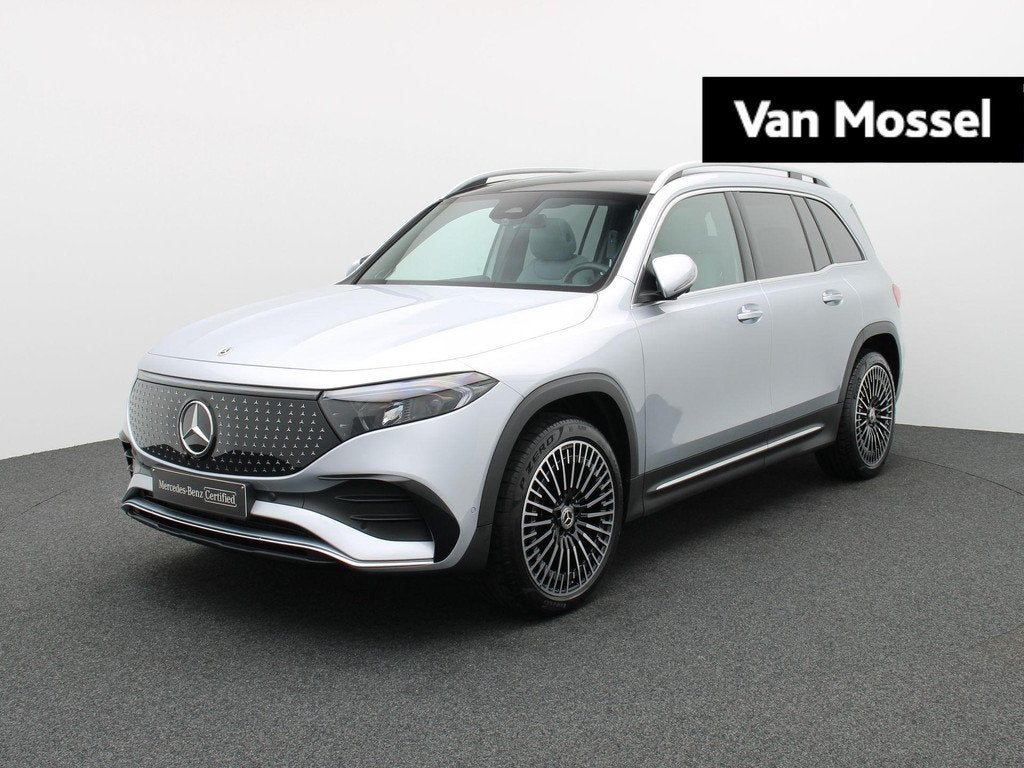 Mercedes-Benz EQB 300 4MATIC AMG Line + LEDER + PANO DAK + B, Argent ou Gris, Achat, 2165 kg, EQB